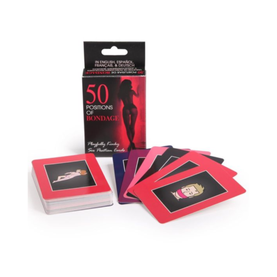 Juego De Cartas 50 Posiciones Del Bondage Sexo Sexshop 0835