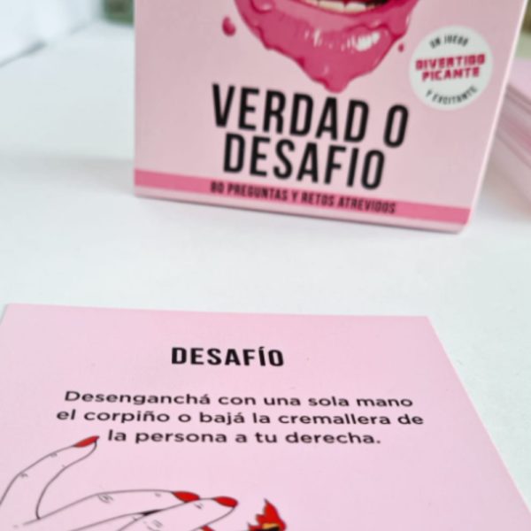 Cartas Juego de Verdad o Desafío Retos Atrevidos