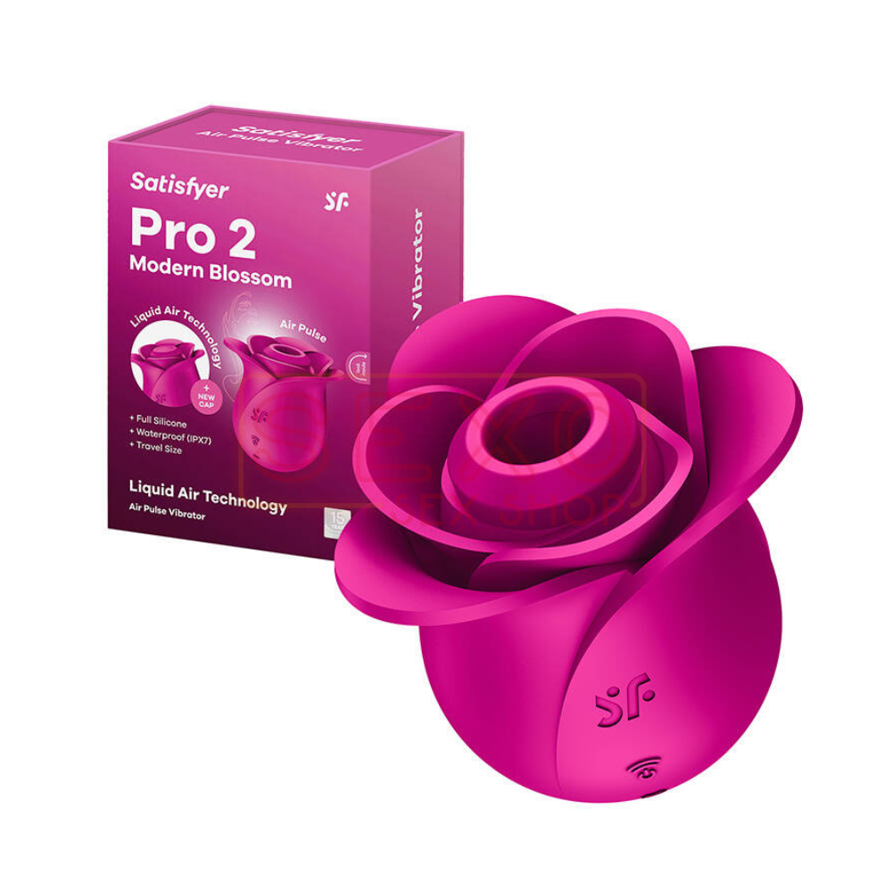 Succión y Vibrador Rosa Pro 2 Modern Blossom